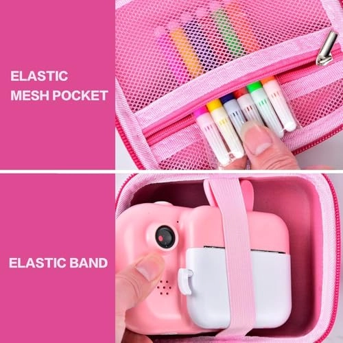 Bag - 5.5 x 5.1 x 3.1 inches suitable for ESOXOFFORE for Dylanto for Prograce for GKTZ for YEEHAO for LETSHAHA for ENERHAMP/ for Anchioo/ for YETCN/ for Amzelas/ for WEEFUN/ for MEETRYE/ for USHINING/ for Mafiti/ for Bestoonemultiple instant camera for digital camera for girls camera