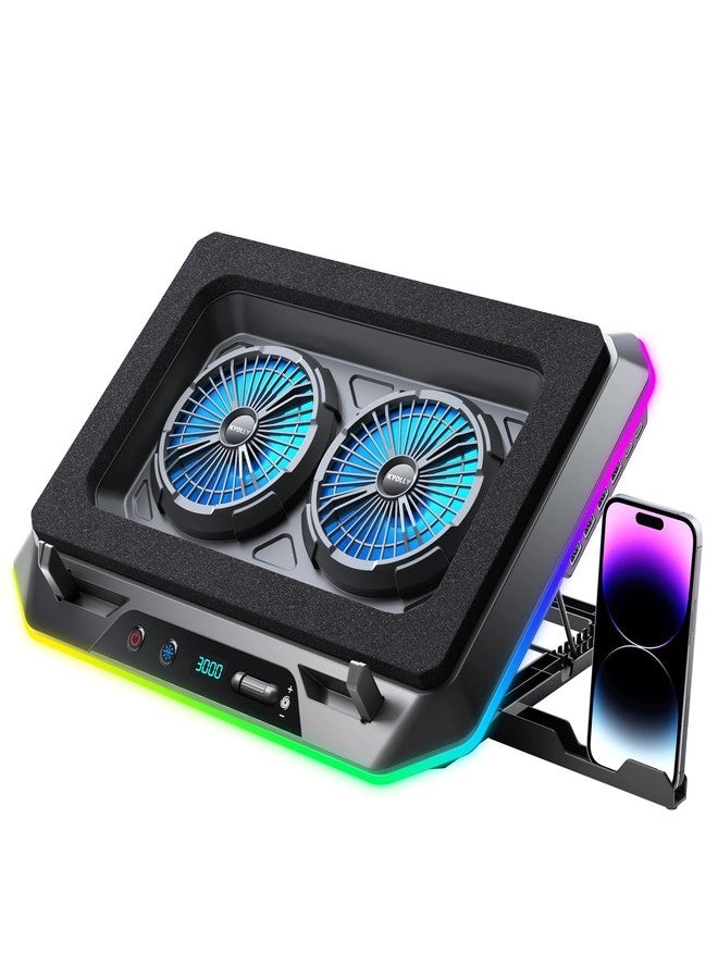 KYOLLY Ultra Slim Laptop Cooling Pad - 2 10-15.6 Inch