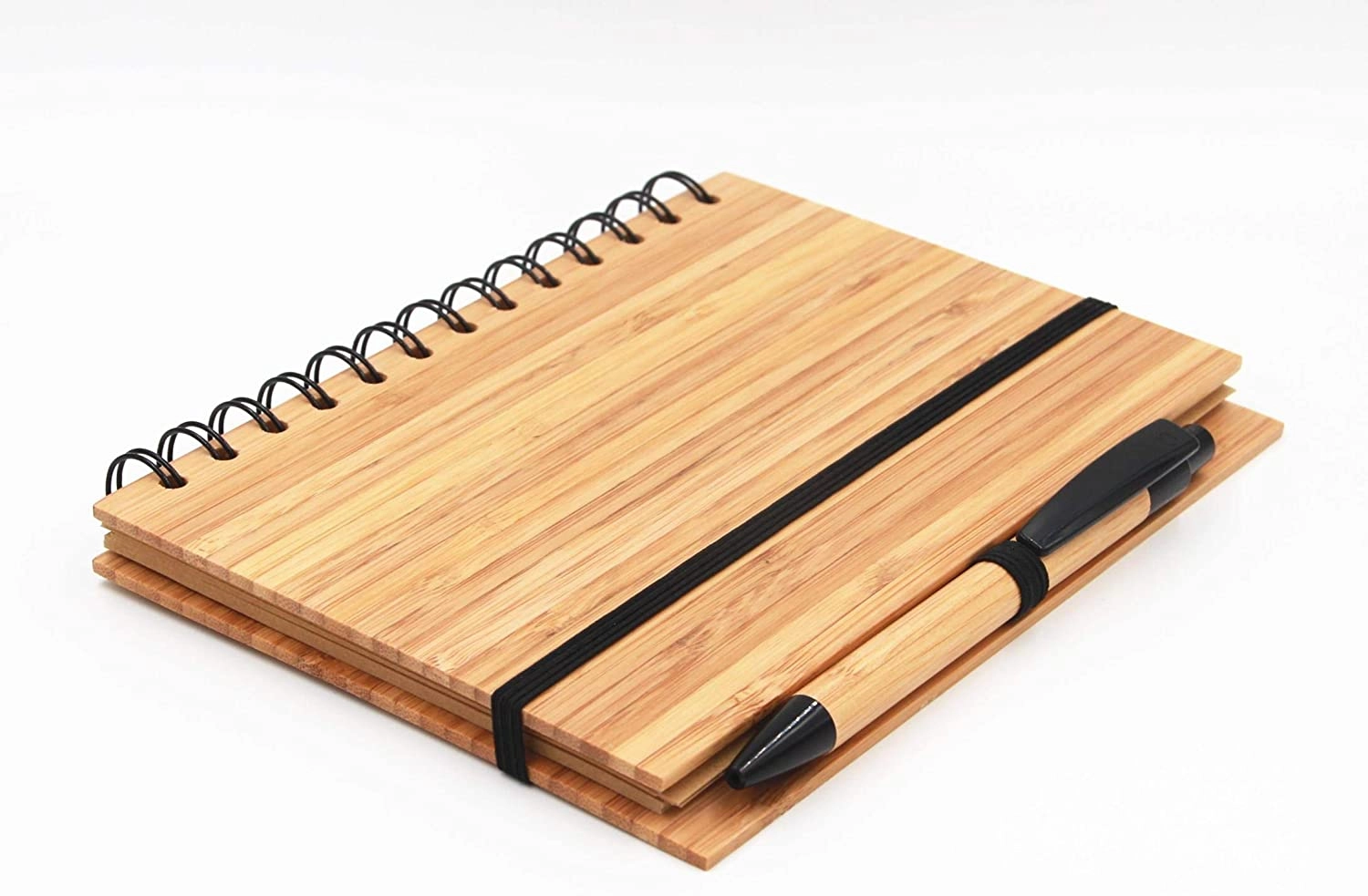 GIFT EX TRADING FZCO Spiral Notebook Bamboo - 70 Sheets