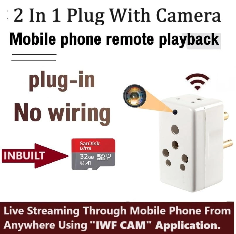 Plug Hidden Camera - 32GB