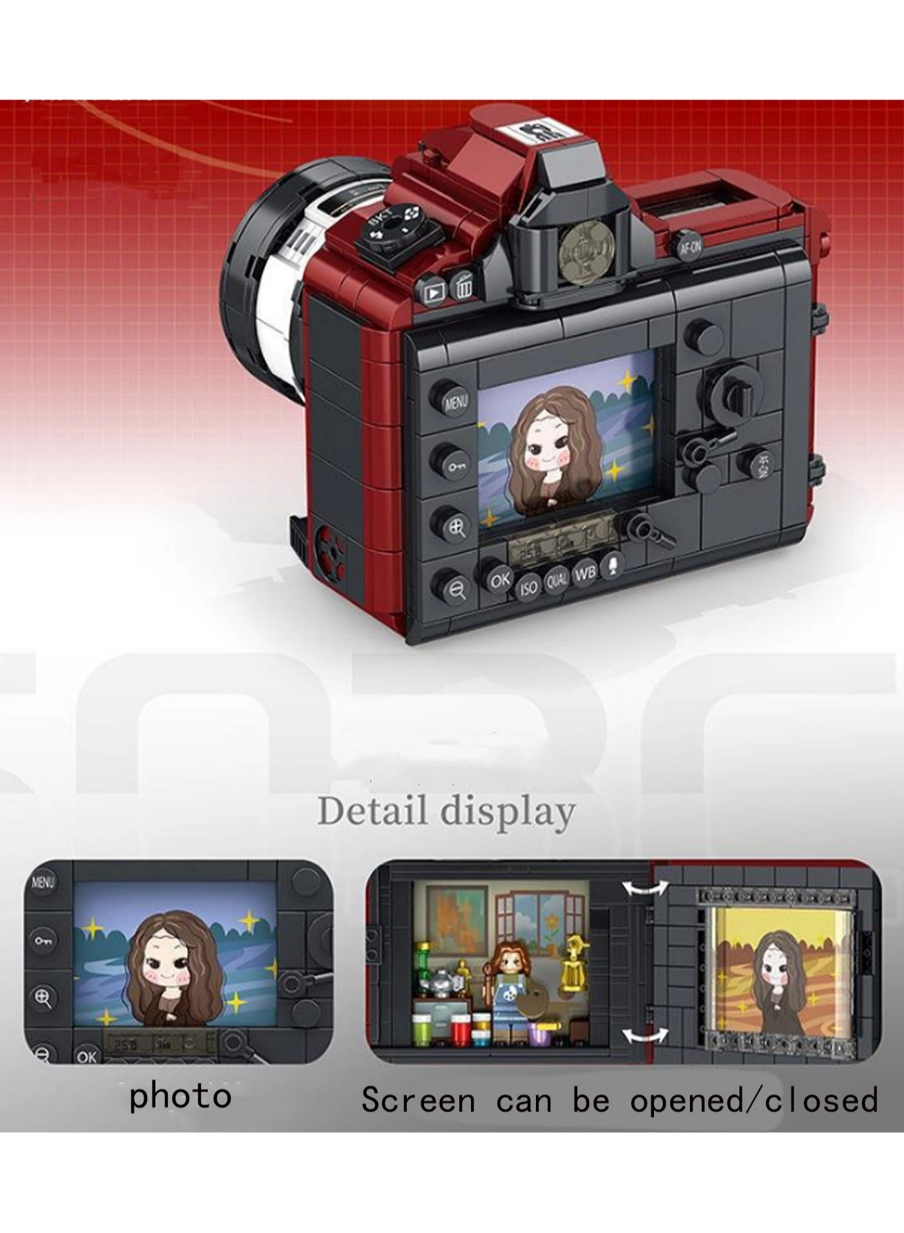 Camera Building Block Model - Set DIY