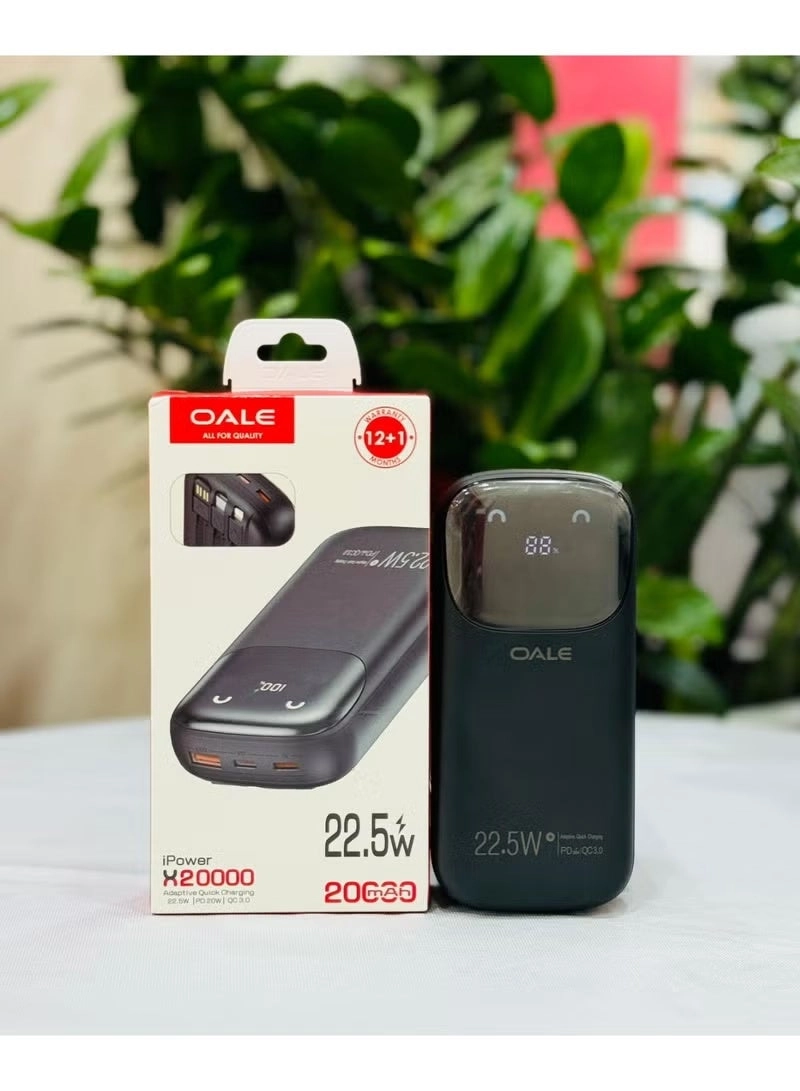 Power Bank - 20000 Watt-hour 22.5w