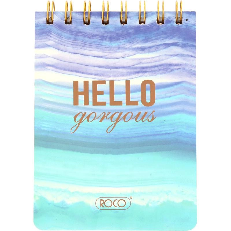 Memo Notebook A7 Spiral - Lined 60 Sheets