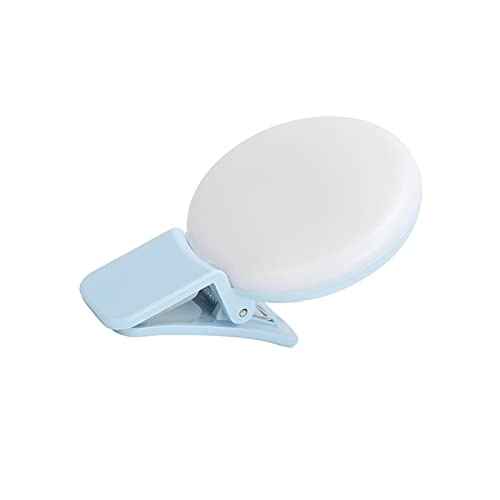 Selfie Phone Clip on Ring Light - USB Rechargeable Live Photo Fill Light