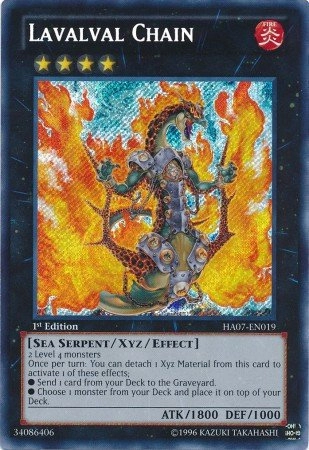 Yu-Gi-Oh! Lavalval Chain HA07-EN019 - 1st Edition Secret Rare