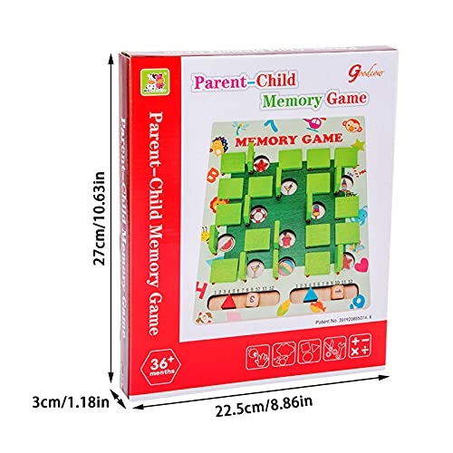 Flip Chess Game - Wooden Memory Matching Game