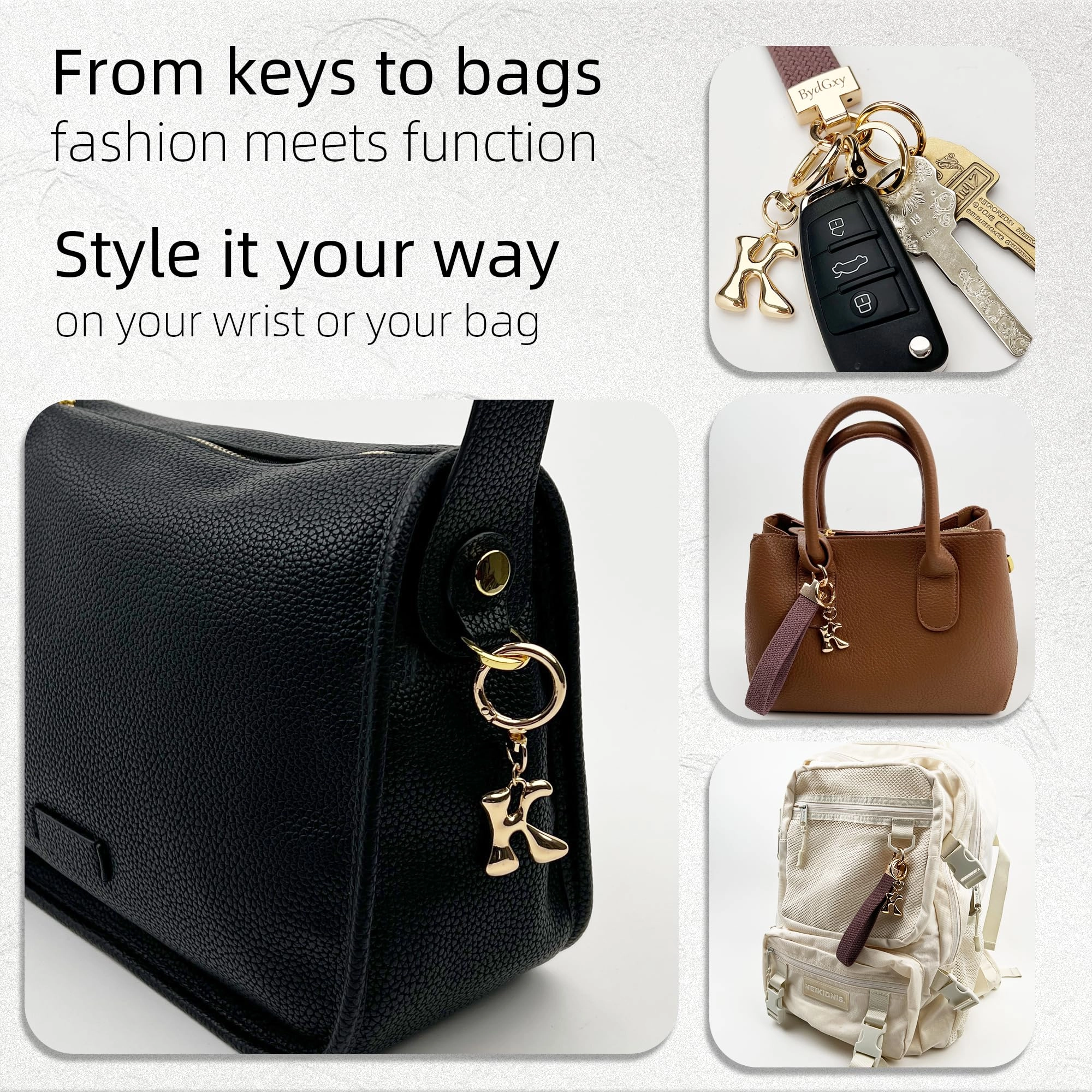 Initial Keychain - Letter