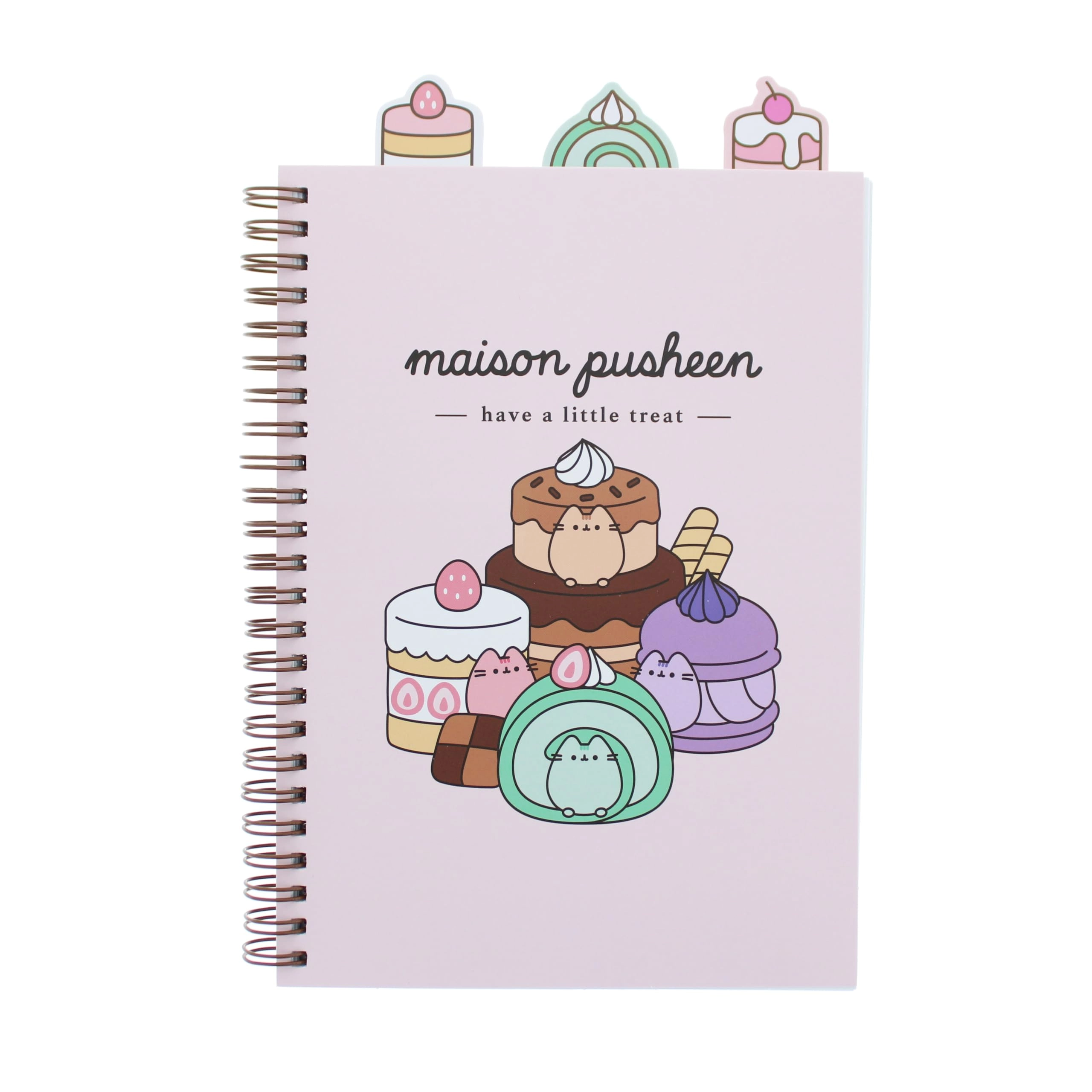 BLUEPRINT COLLECTIONS Pusheen Project Notebook A5 Spiral - Lined 80 Sheets