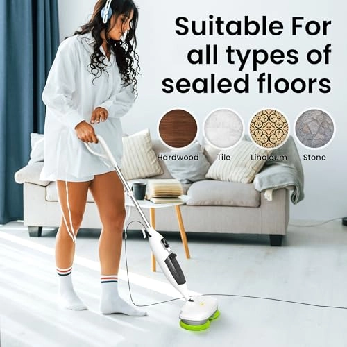 Electric Steam Mop - 15-in-1 3 steam modes