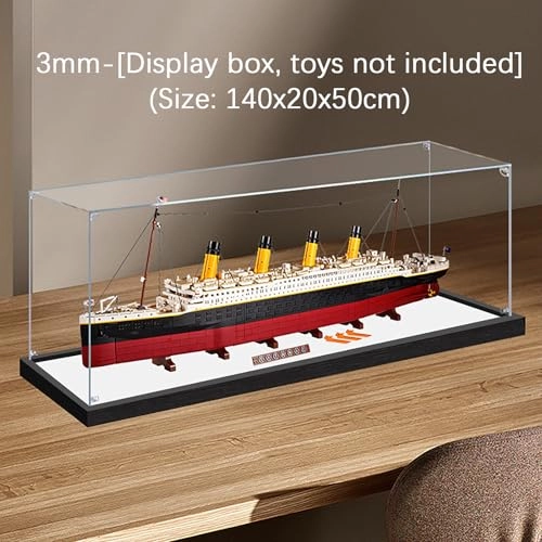 Acrylic Display Case - Dust-Proof Mirror + Painted Thickened (3mm)