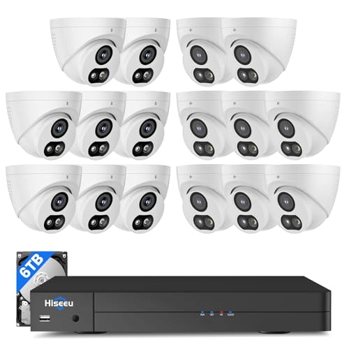 NVR - 16 channels + 4K Camera + HDD - 6TB
