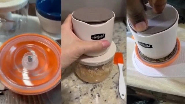 Wireless Food Processor - 0.6 Liters Rechargeable & Portable