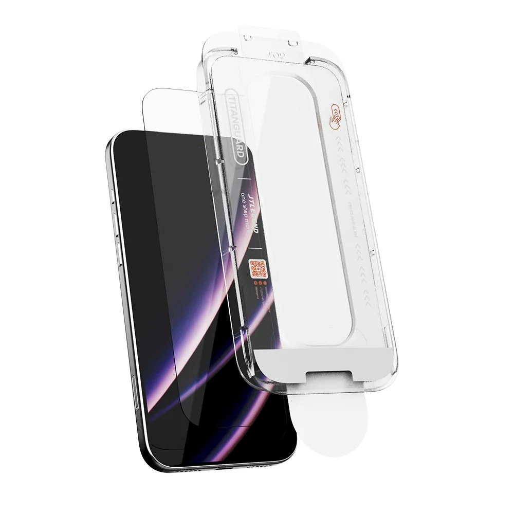 JTLEGEND Iphone 17 Pro Titanguard Glass Screen Protector - 9H Full Coverage