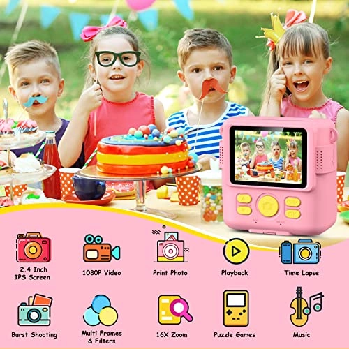 X6 - 1080P 2.4 Inch Instant Print