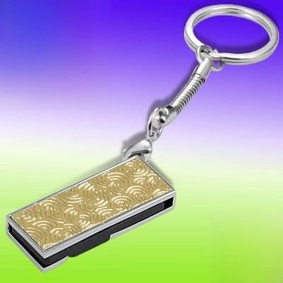 Green Pocket Aluminium USB Flash Memory Stick Drive - USB 2.0 4GB