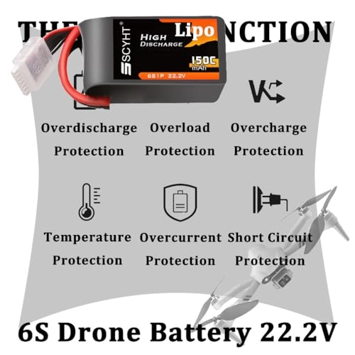Lipo Battery 6S - 22.2V 1400mAh 150C XT60