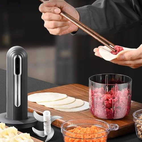 Food Processor - Cordless USB Rechargeable 4-Cup