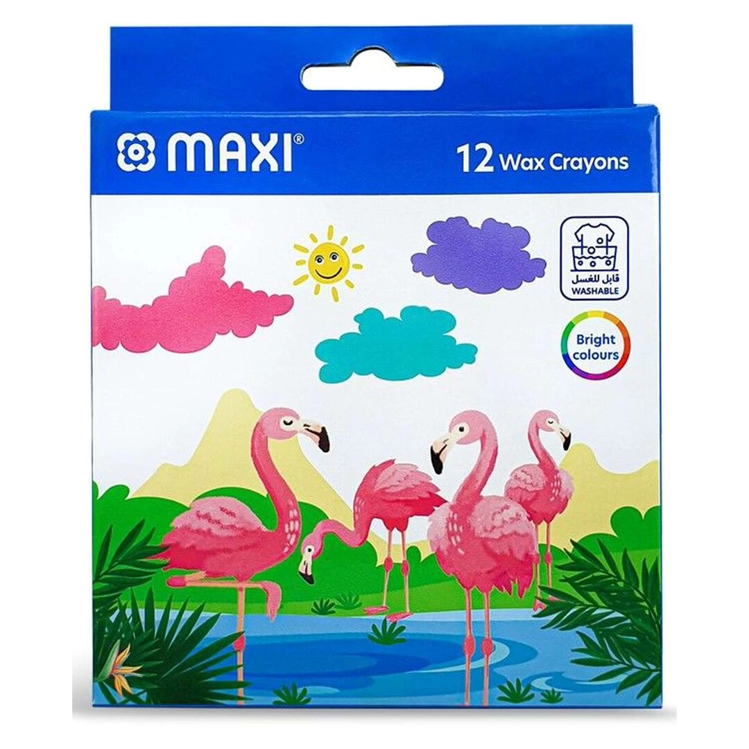School Stationery Kit - Wax Crayons Colour Pencils Accessories