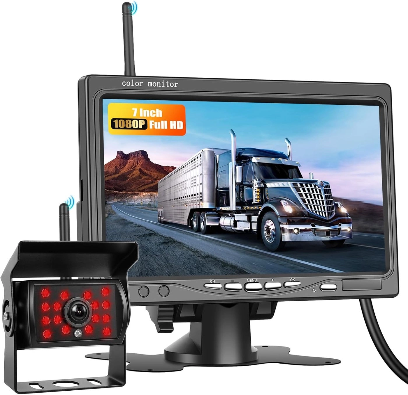 Wireless RV Backup Camera System - Night Vision Wireless 1080P