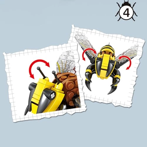 Mini Insect Building Blocks Toy - Bees 1 pcs