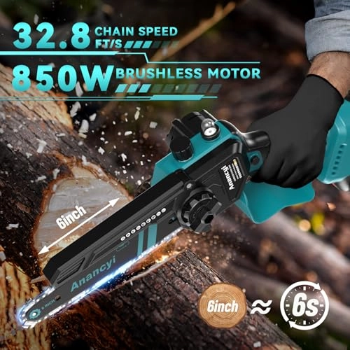 Mini Chainsaw - 8000 mAh 6 Inches