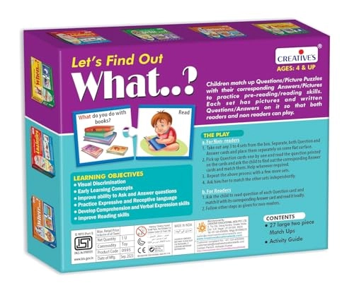 Let's Find Out - What, - 4 - 6 years 40 pieces