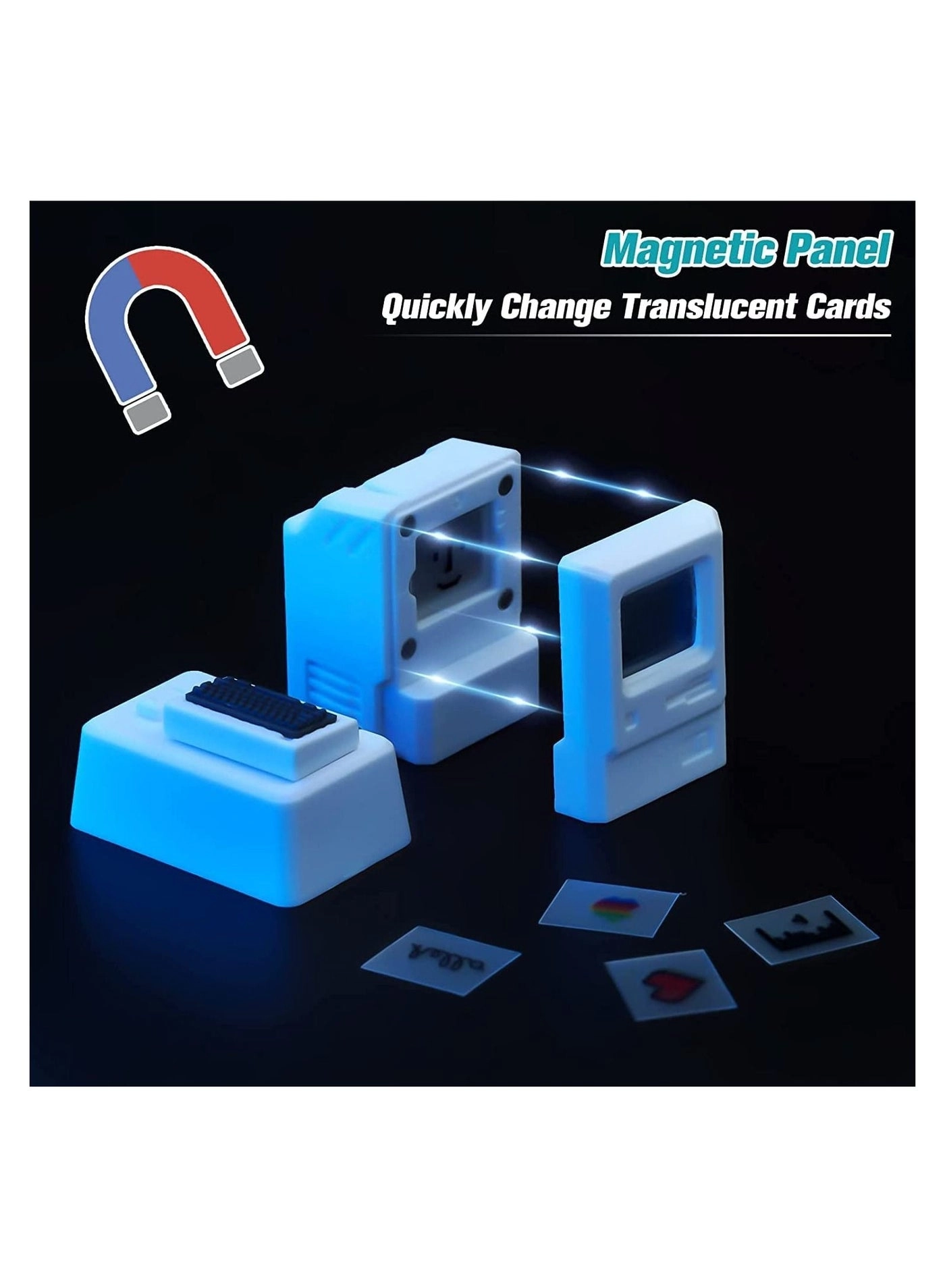 Magnetic Light Transmission Keycaps