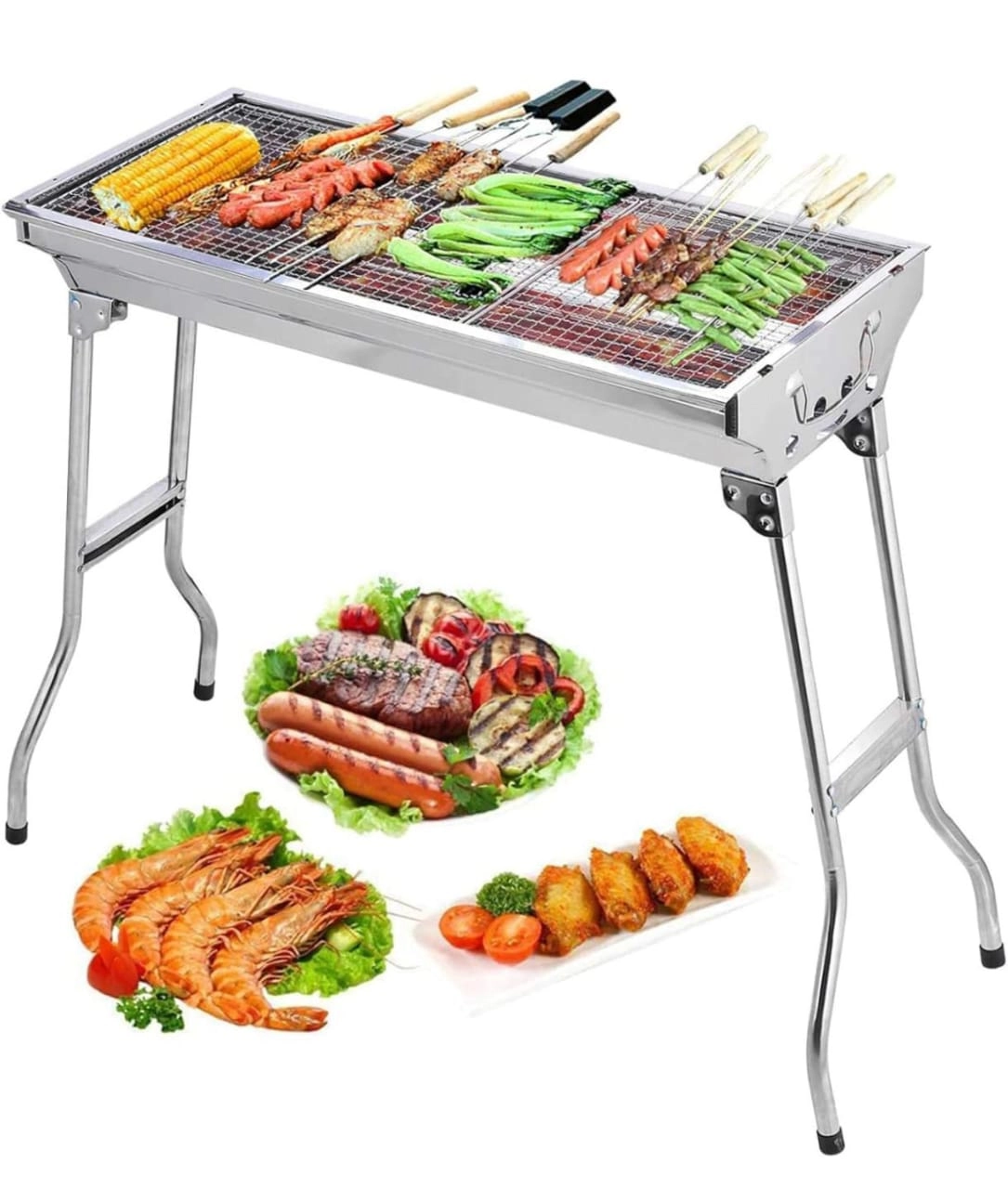 Portable BBQ Stand Set