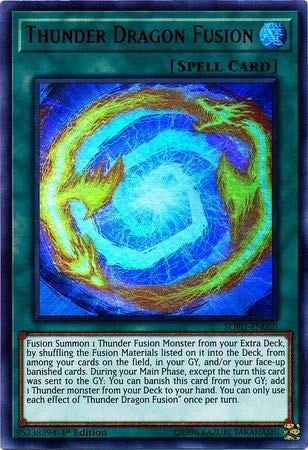 Konami Yu-Gi-Oh! Thunder Dragon Fusion SOFU-EN060 - EN