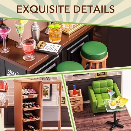 DIY Miniature House Kit - DAILY INSPIRATION CAFE 1:24