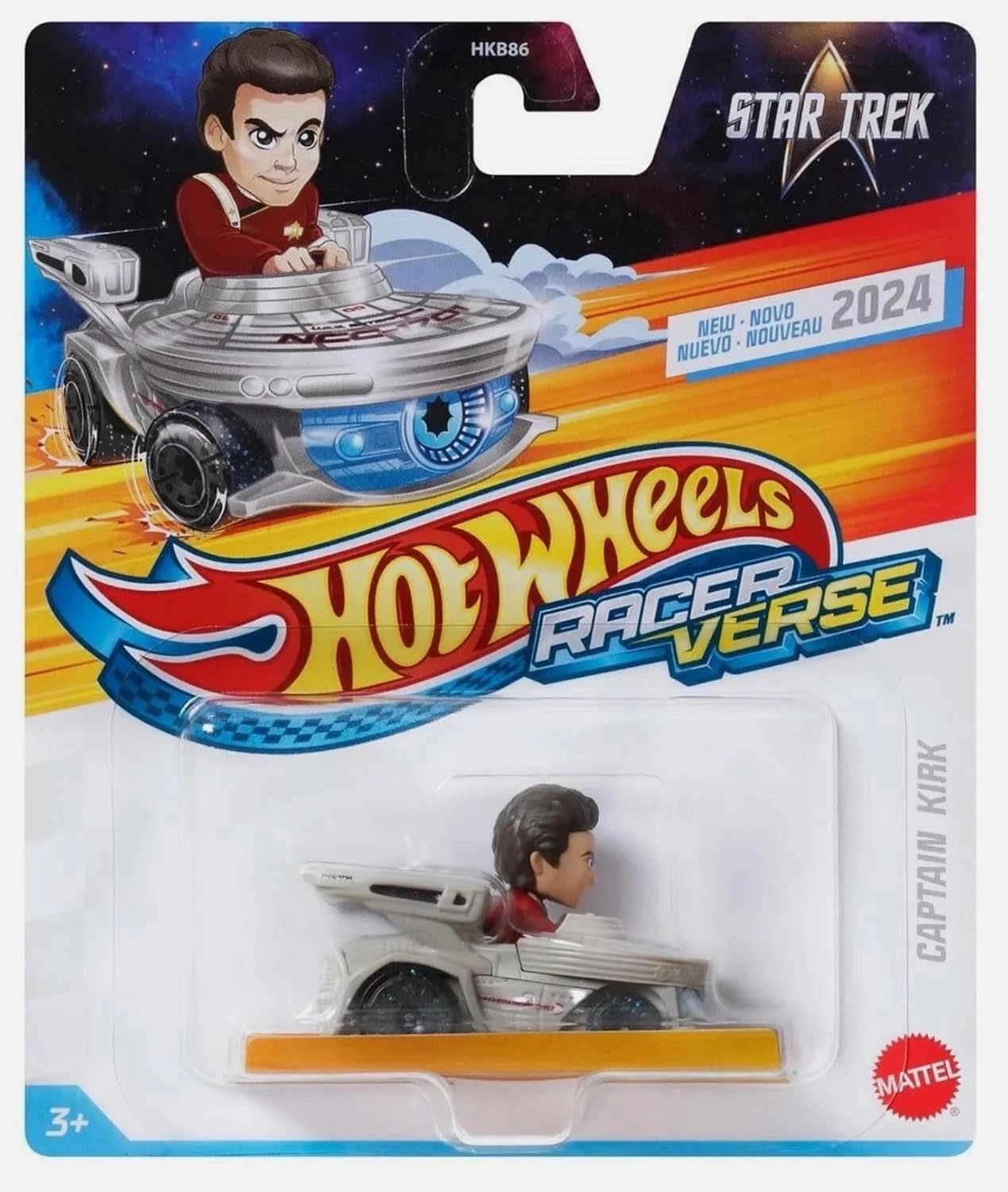 COLOR LAND CHILDRENS TOYS CENTER LLC Racerverse Vehículo De Juguete Capitán Kirk