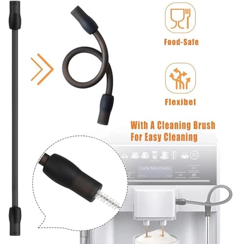 Milk Tube - 18 cm + Milk Hose - 215 mm + Milk Hose Brush