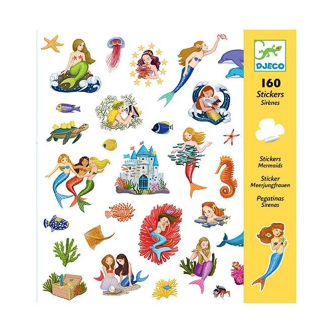 Mermaid Sticker Book 160 pcs