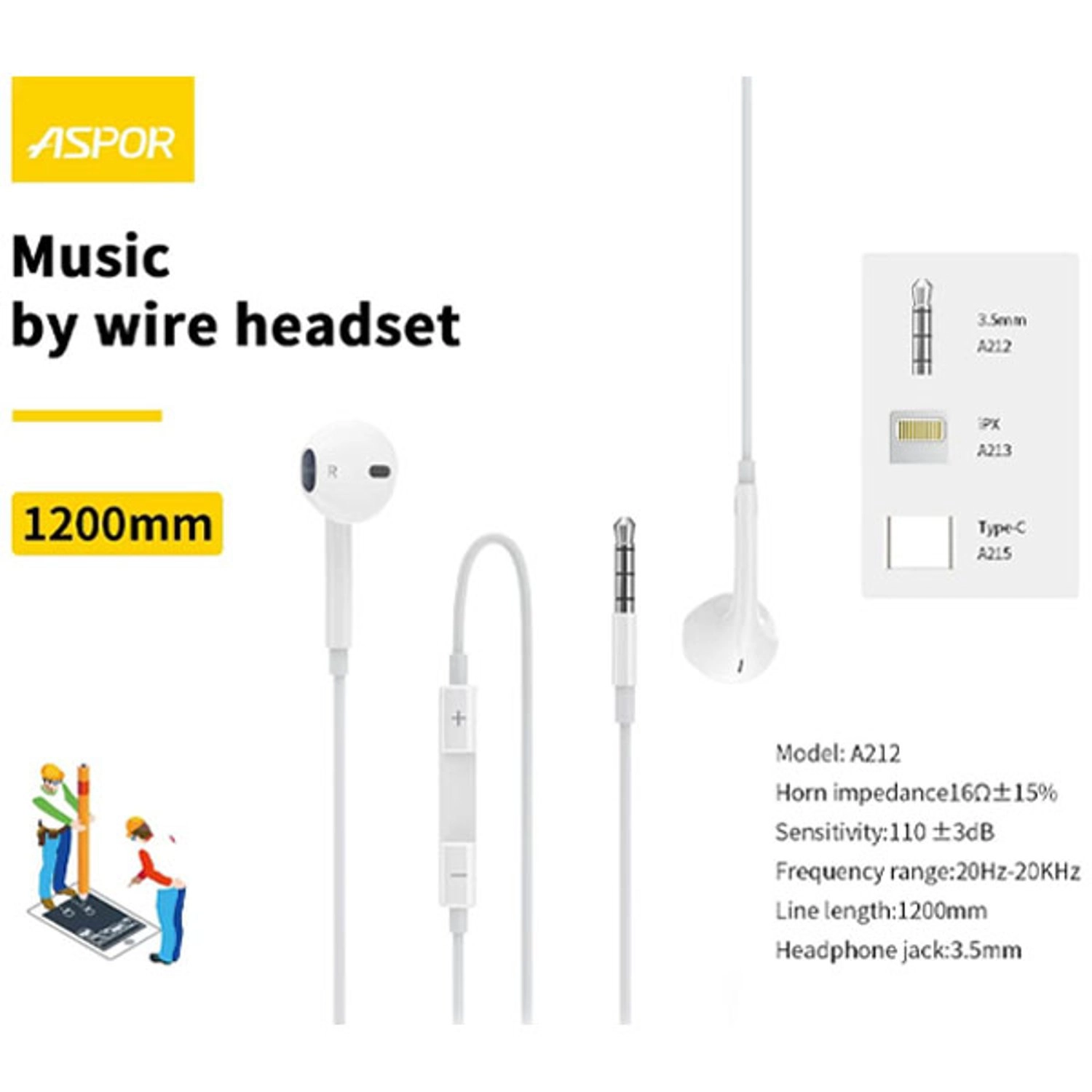 A212 - Wired Headset