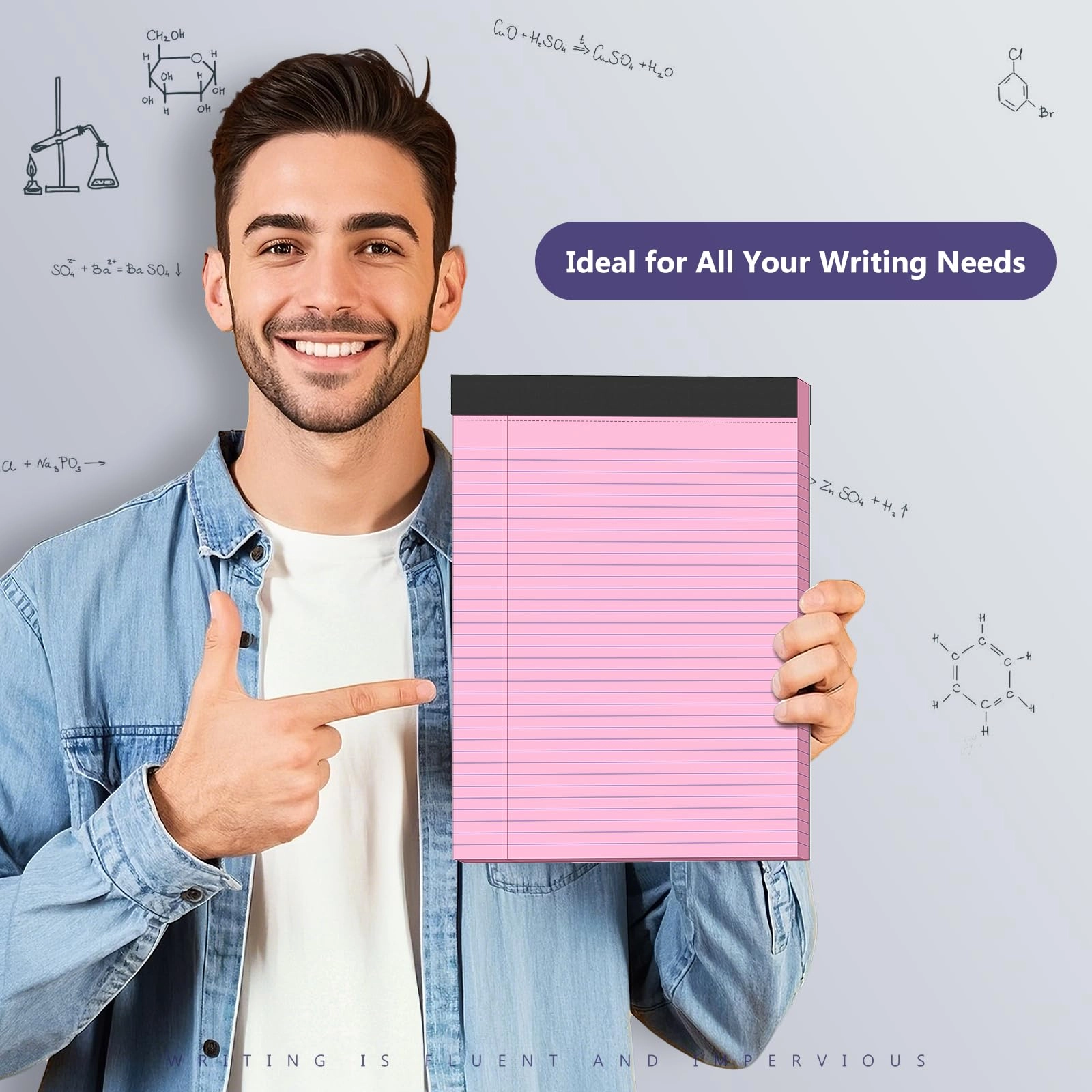 Legal Pad 8.5 x 11 - Lined 50 Sheets