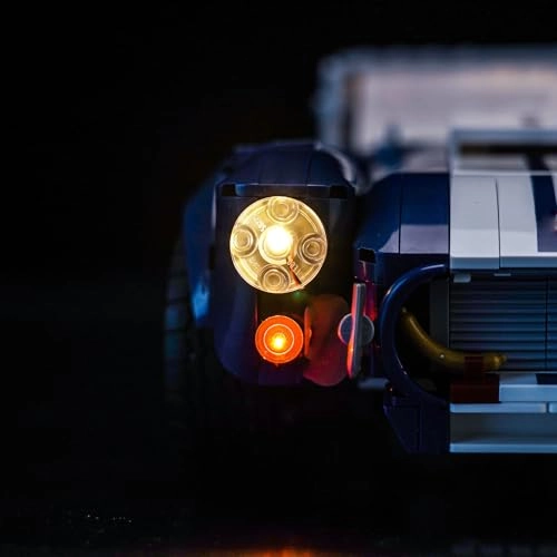 LED Light Set Compatible with Lego 10357 Shelby Cobra 427 S/C - Touch Dimmer Switch 2 light sources