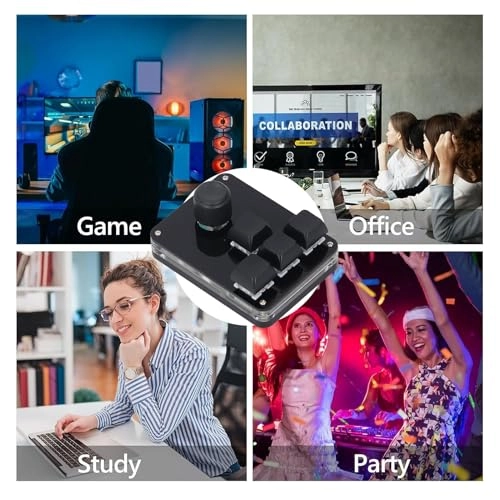 4 Key 1 Knob Keyboard - Wired