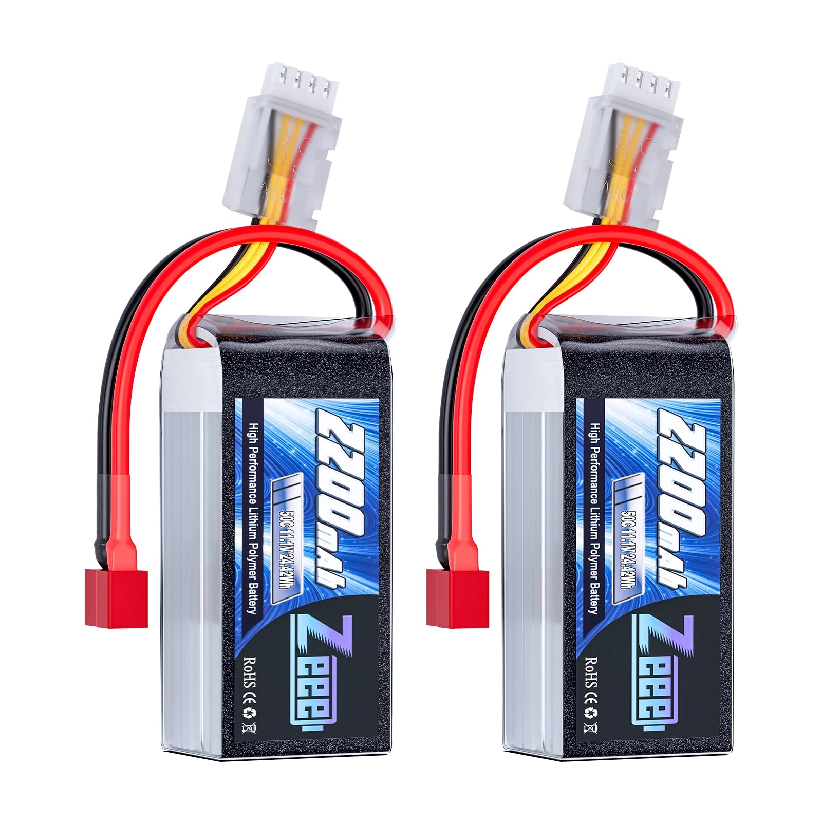 Zeee Power 3S Lipo Battery - 2200mAh 11.1V 50C