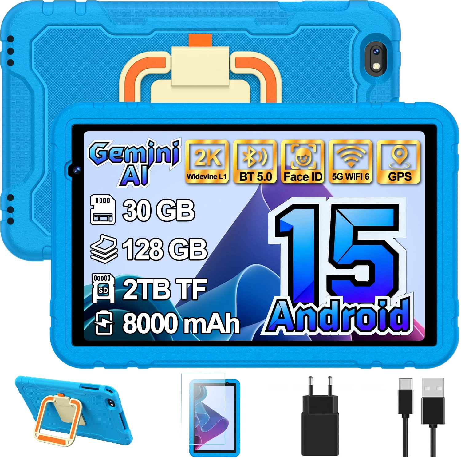 JUEDUR R500 Tablet 10.1" Wi-Fi 8GB RAM 128GB