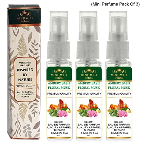 Ambery Basil Floral Musk Eau de Parfum - 8ml Pack