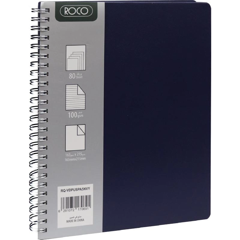 Notebook 19 X 26 cm Spiral - Grid 100 Sheets