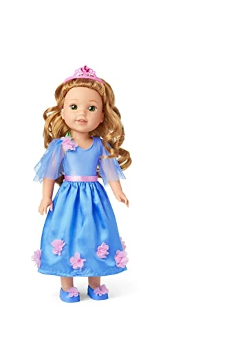 WellieWishers Doll - 14.5-inch Princess in Bloom Outfit Ages 4+