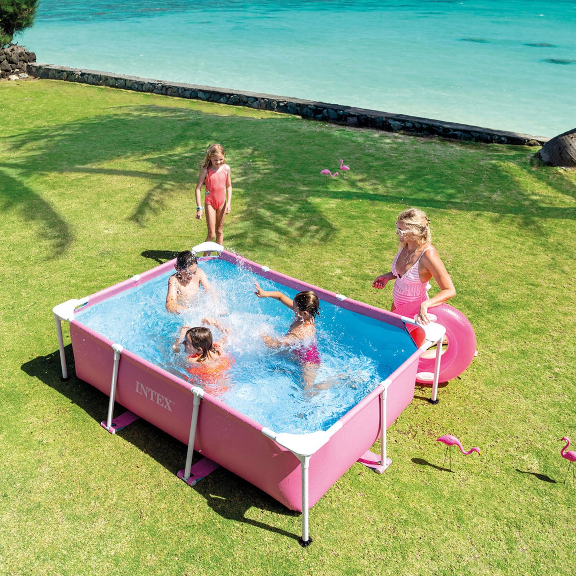 28270EH Rectangular Frame Pool - 1662 Liters