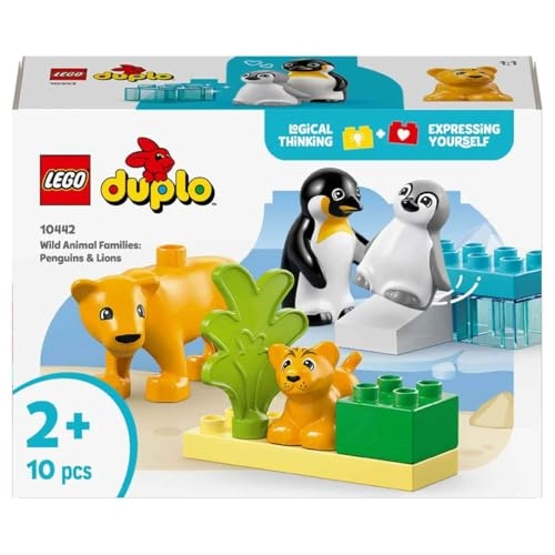 Wild Animal Families (10442) - Penguins & Lions Educational Montessori Toy