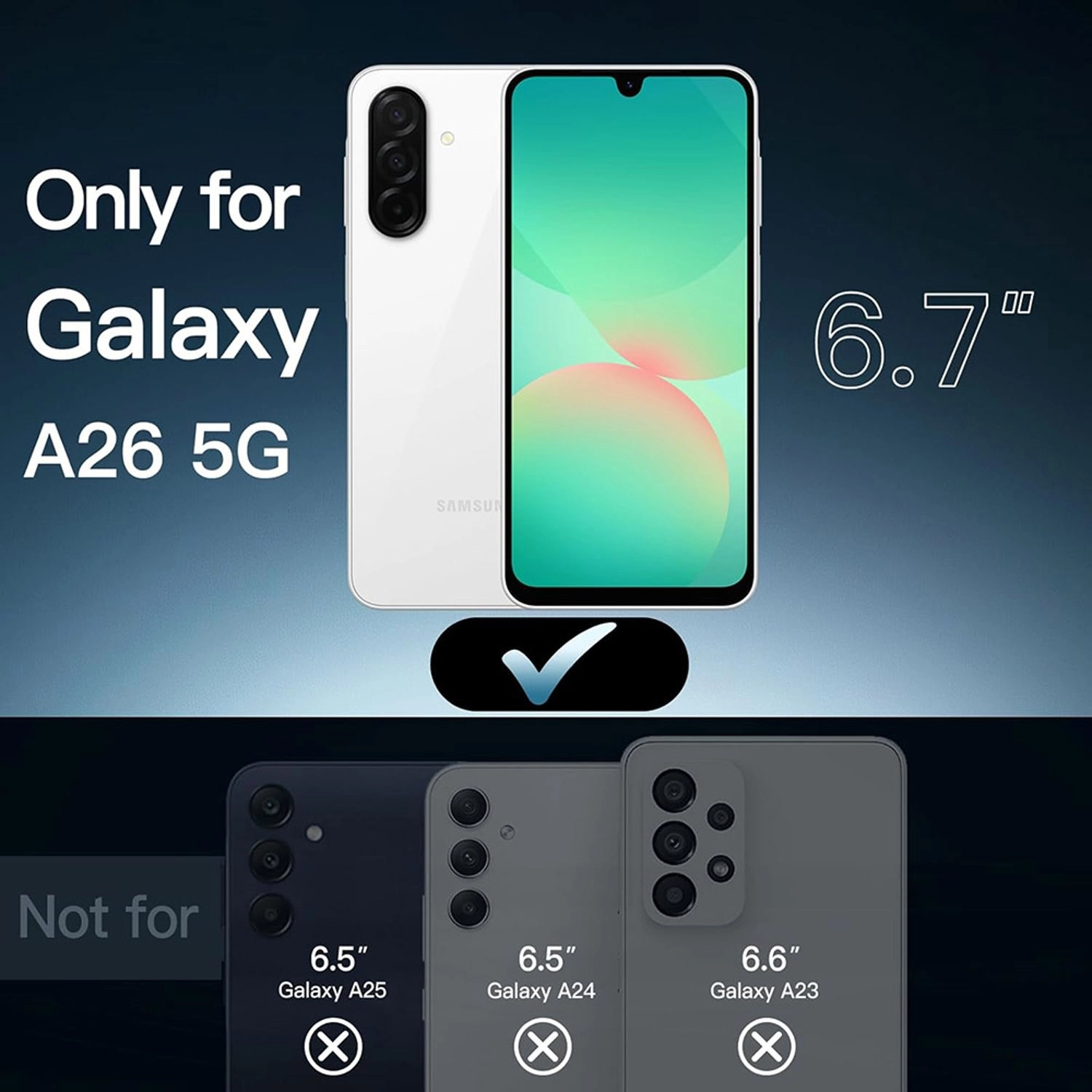 Clear Case for Samsung Galaxy A26