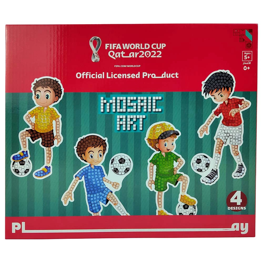 FIFA Mixed Shapes Adhesive Foam Mosaic Tiles For Craft