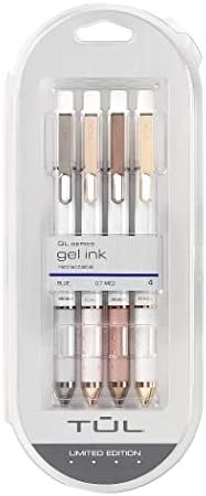 AMD Pearl Collection Gel Pens - Pack Of 4 0.7mm