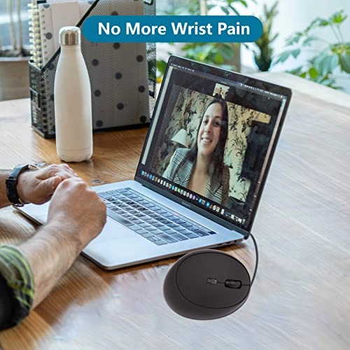 Vertical Ergonomic Optical Mouse - USB