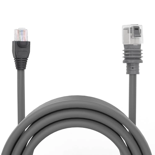 Rectangular Satellite Ethernet Cable Extension - 1m / 3ft