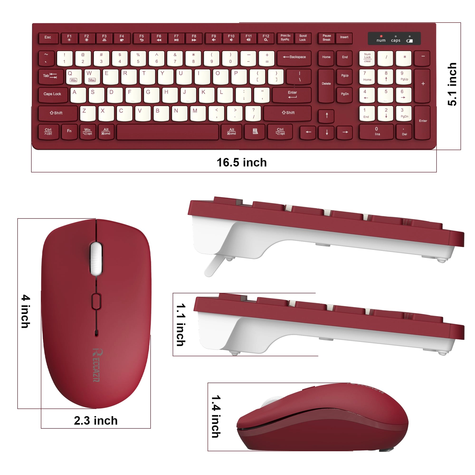 Ergonomic Wireless Keyboard - Wired